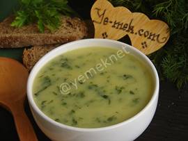 Yeşil Otlu Patates Çorbası